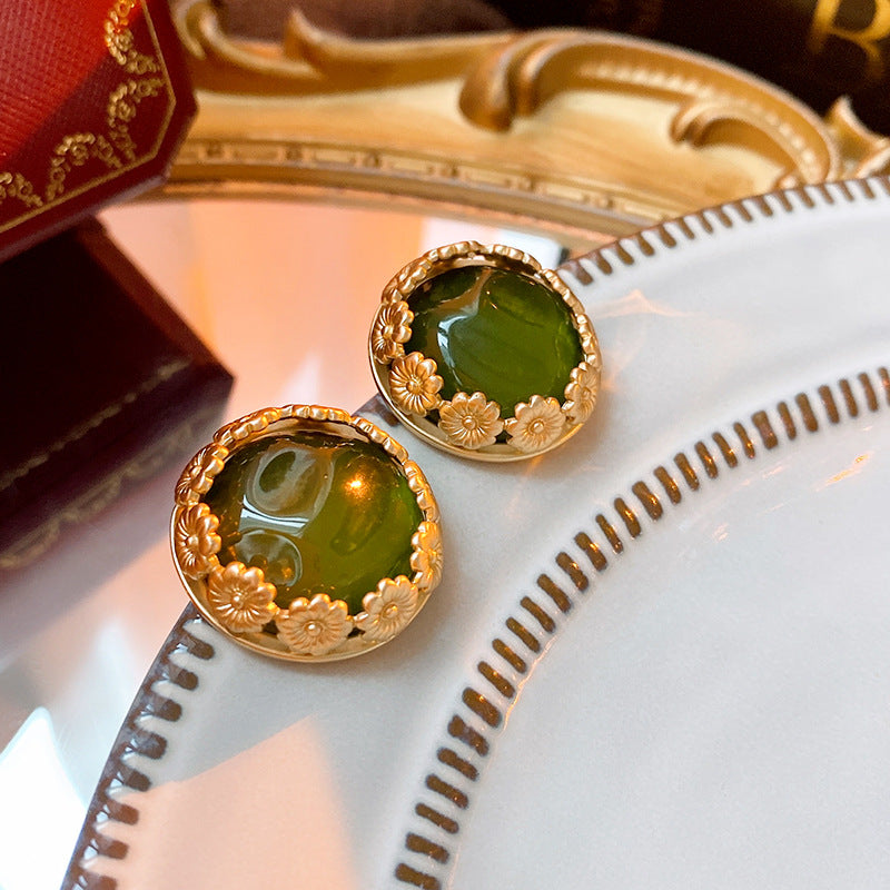 Asya Flower Stud Earrings