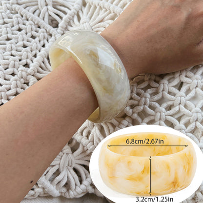 Jovanna Marbled Statement Bangle