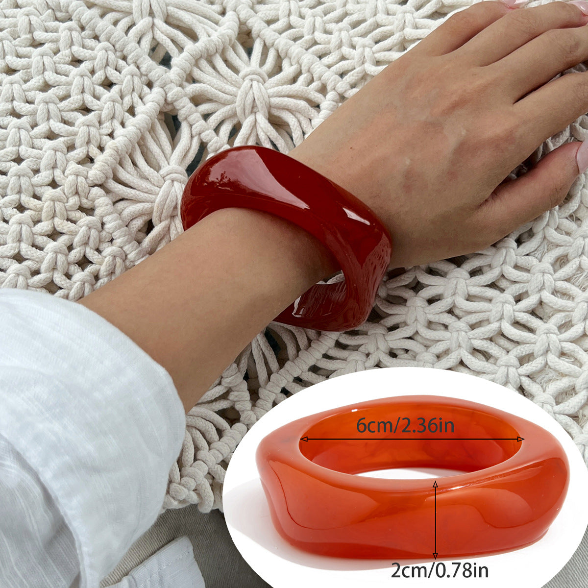 Khali Irregular Smudged Bangle