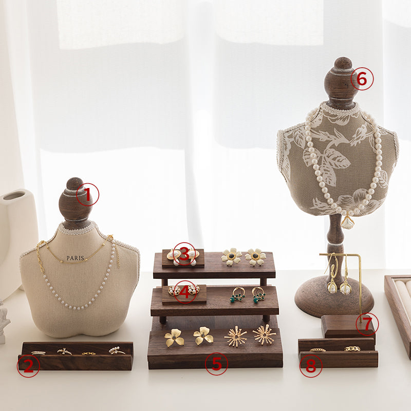 Elda Wooden Earring Display Stand