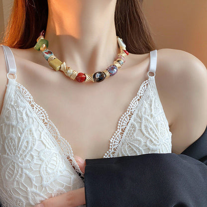 Valerie Ceramic Beaded Necklace