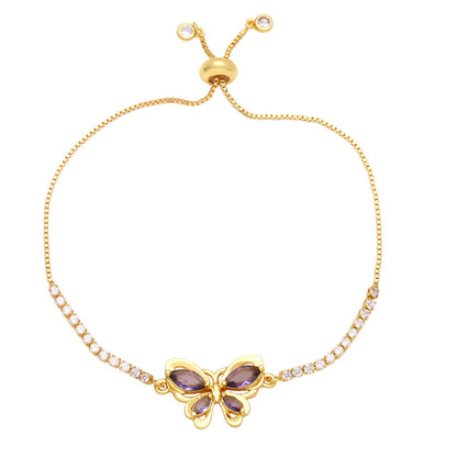 Jamira Zircon Butterfly Bracelet
