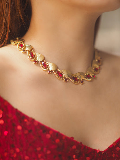 Jirah Ruby-red Necklace