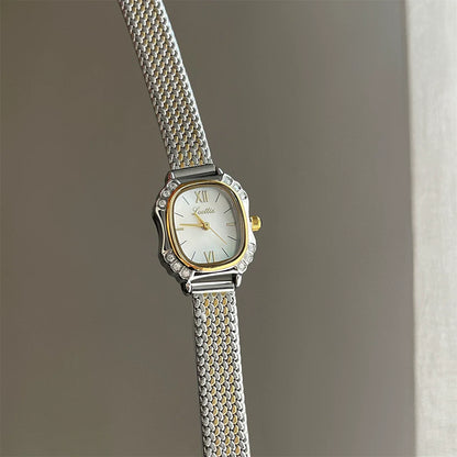 Mother-of-pearl Square Bracelet Watch