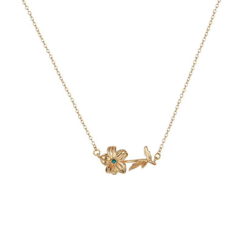 Kaylea Birth Flower Pendant Necklace