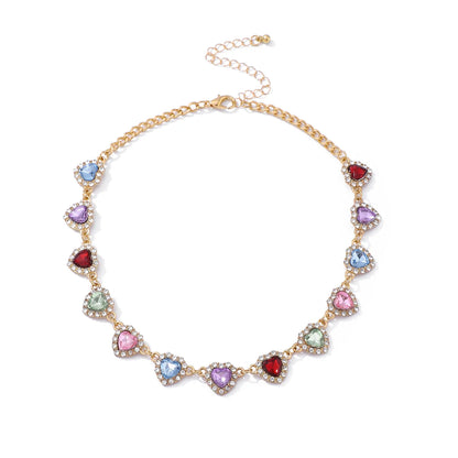 Embrie Pave Heart Necklace