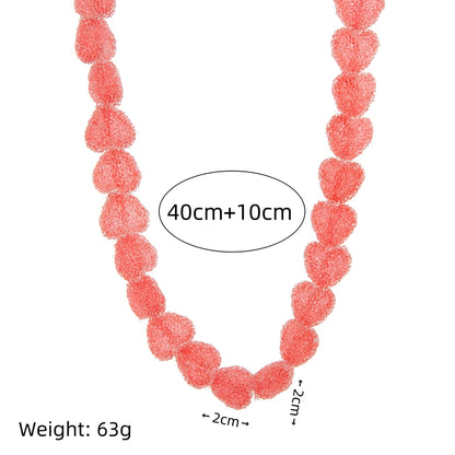 Damiya Jelly Heart Necklace