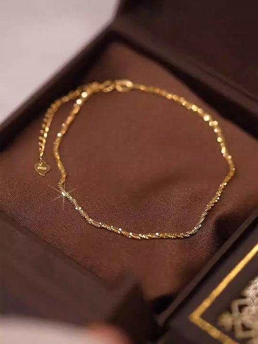 Sophia Dainty Gold Chain Anklet