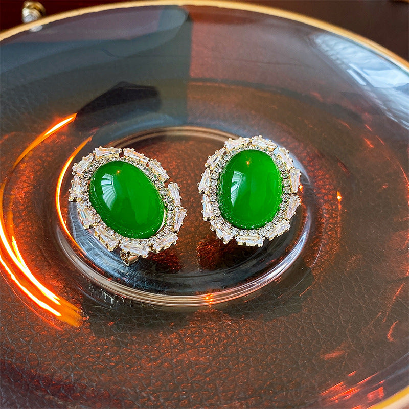 Chase Halo Stud Earrings