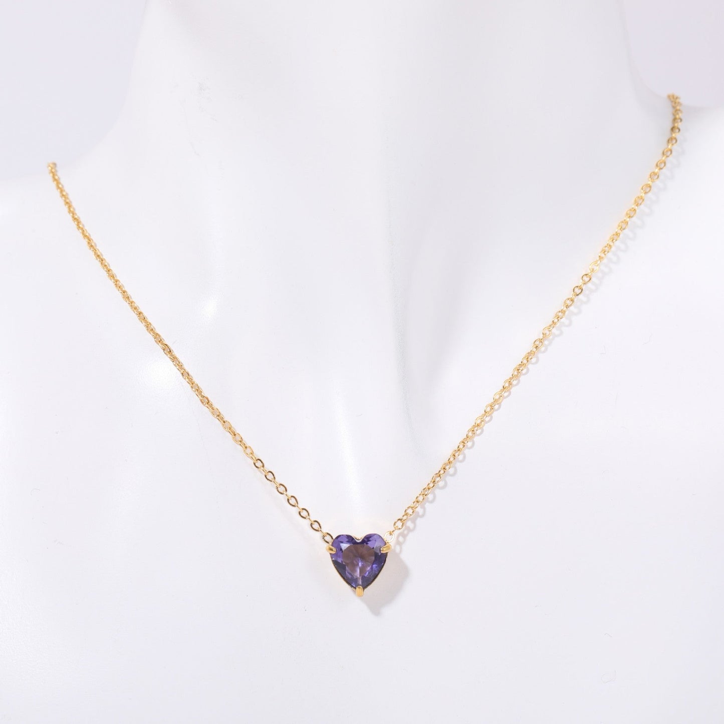 Maryella Birthstone Love Necklace