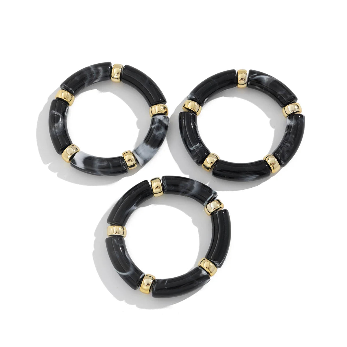 Curved Tube Bracelet Set