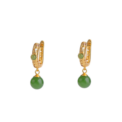 Saylor Jade Drop Earrings
