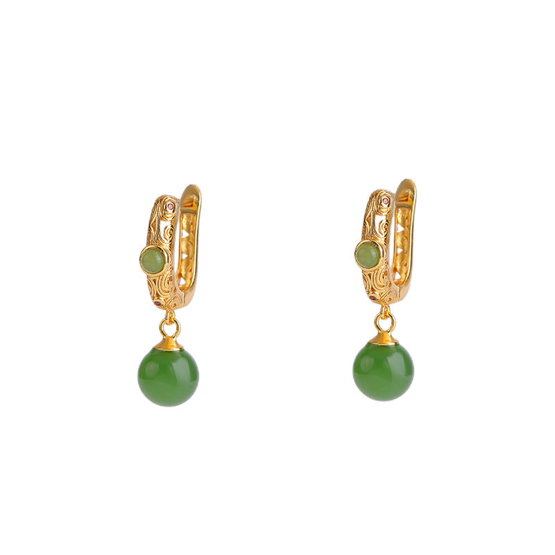 Saylor Jade Drop Earrings
