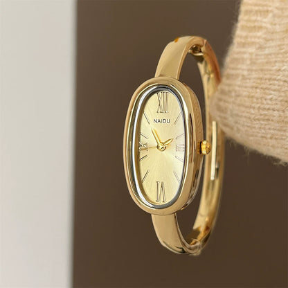 Minimalist Oval Bracelet Watch