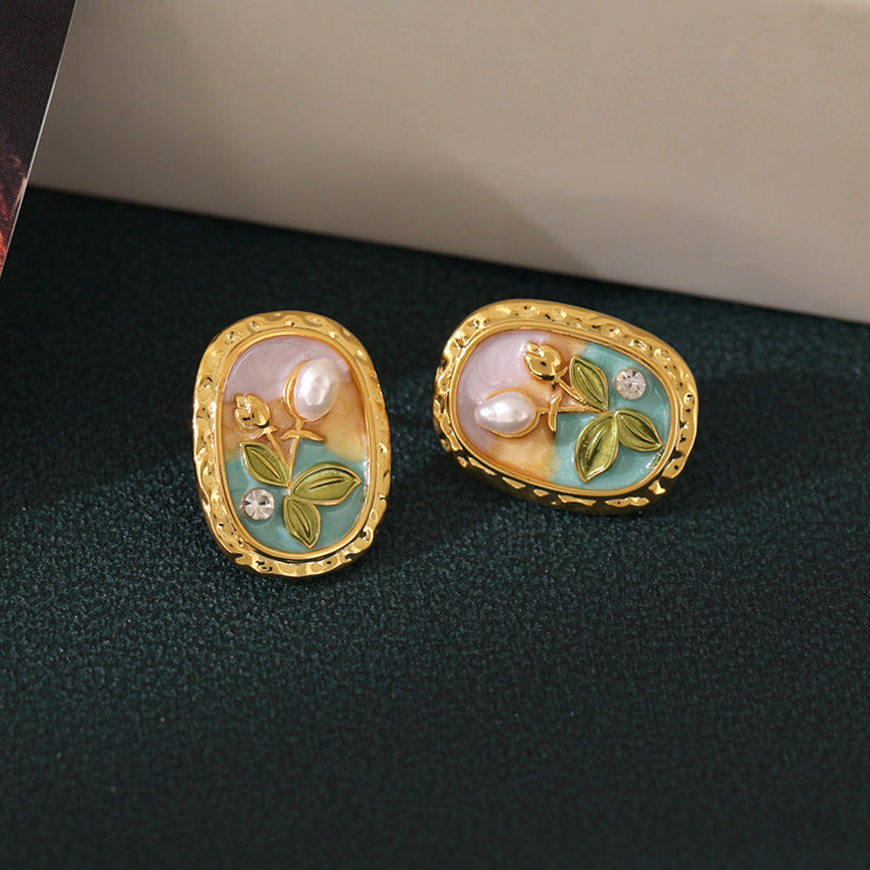 Carsyn Bloom Pearl Earrings