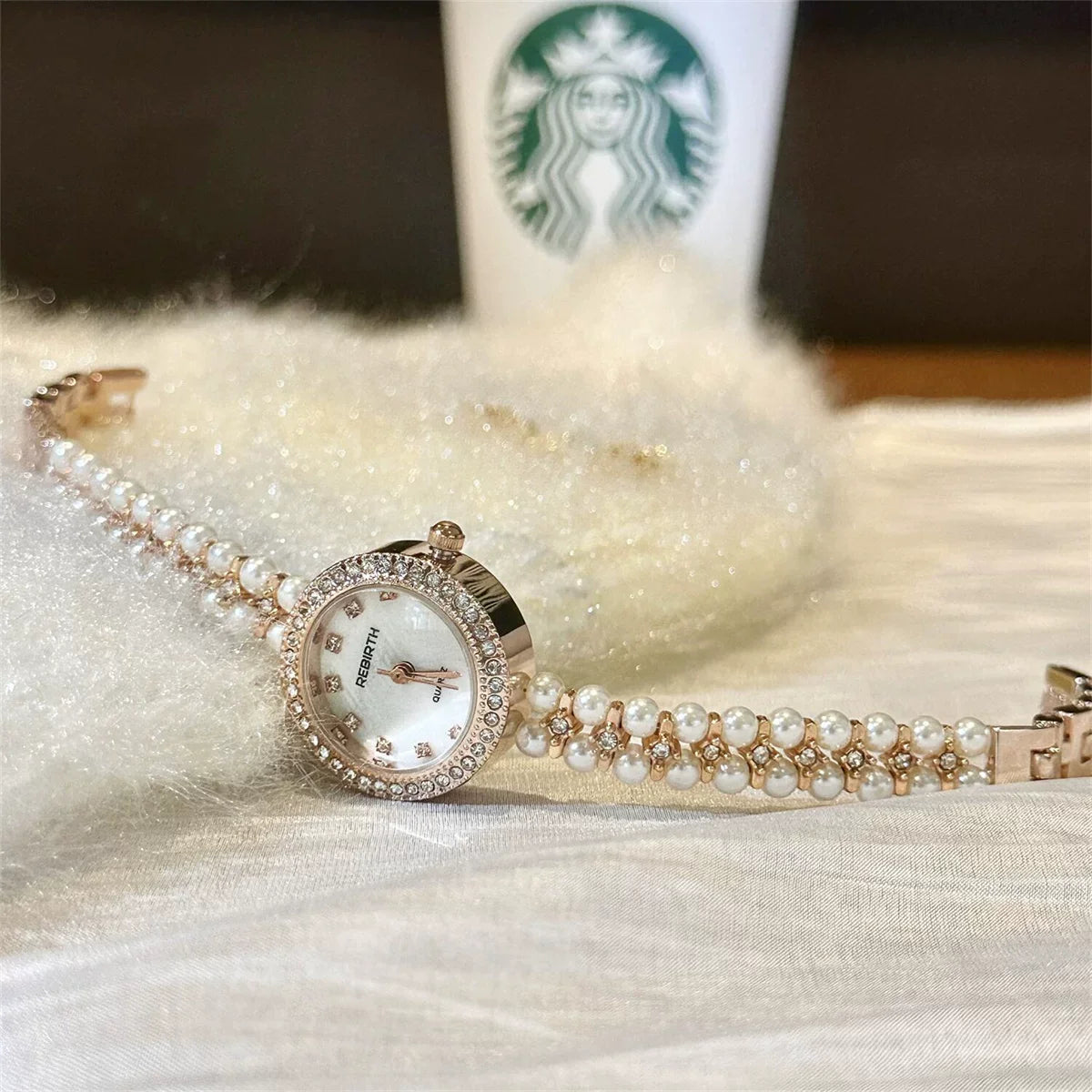 Pearl Bracelet Watch
