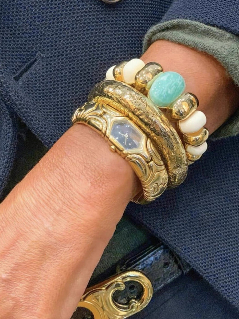 Nilah Amazonite Antique Bracelet