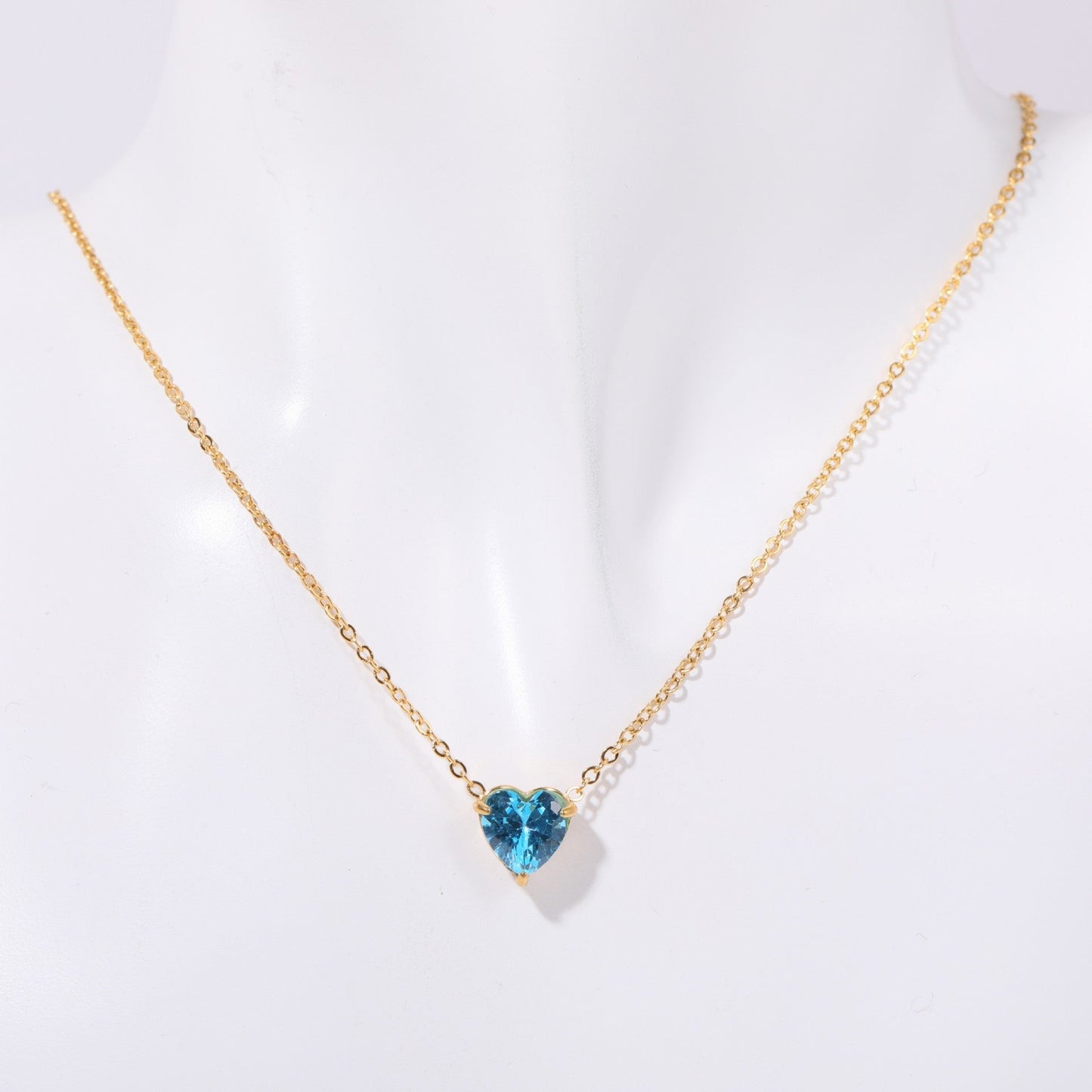 Maryella Birthstone Love Necklace