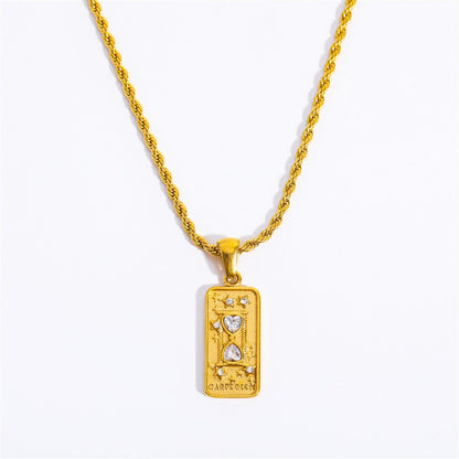 Erynn Gold-plated Tarot Necklace