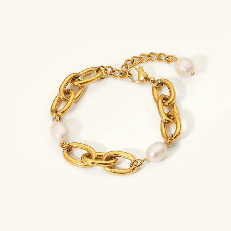 Ysabel Chunky Freshwater Pearl Bracelet