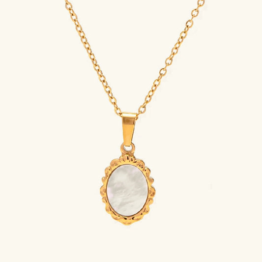 Roselle Mother of Pearl Pendant