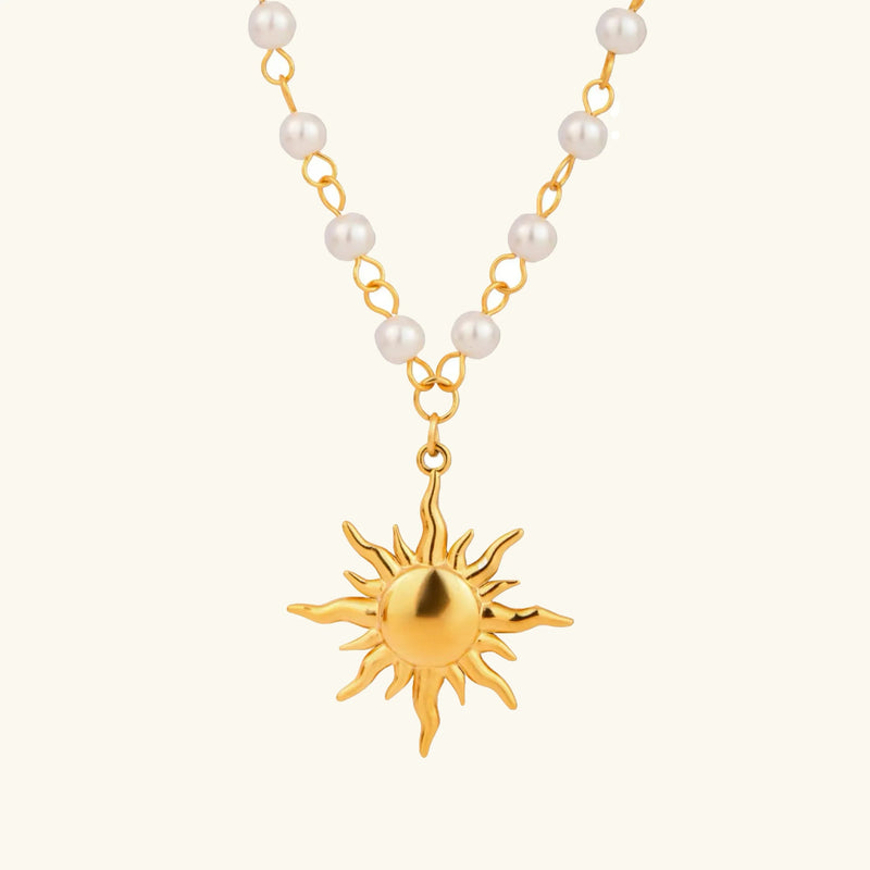 Apollo Sun Pearl Necklace