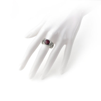 Agla Alchemy Gothic Pewter Talisman Ring