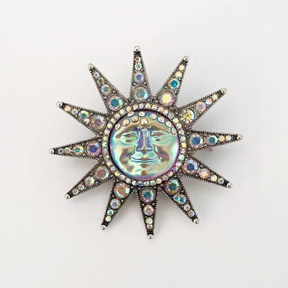 Holographic Sun Goddess Brooch
