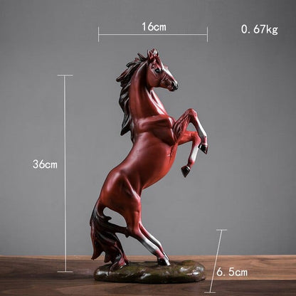 Rearing Horse Sculpture