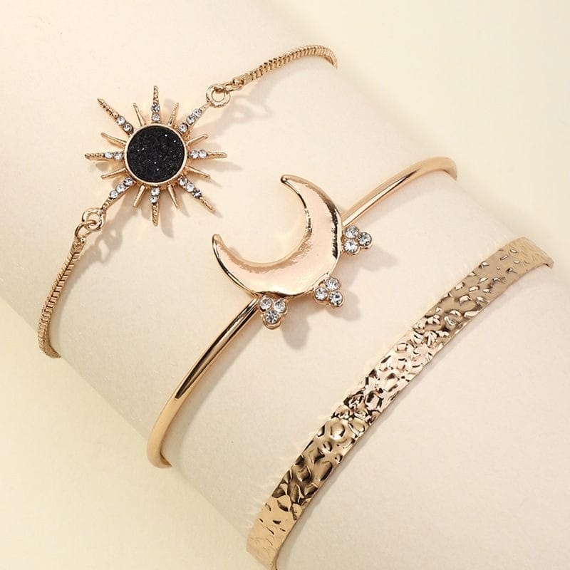 Mystical Celestial Trio Bracelet Set