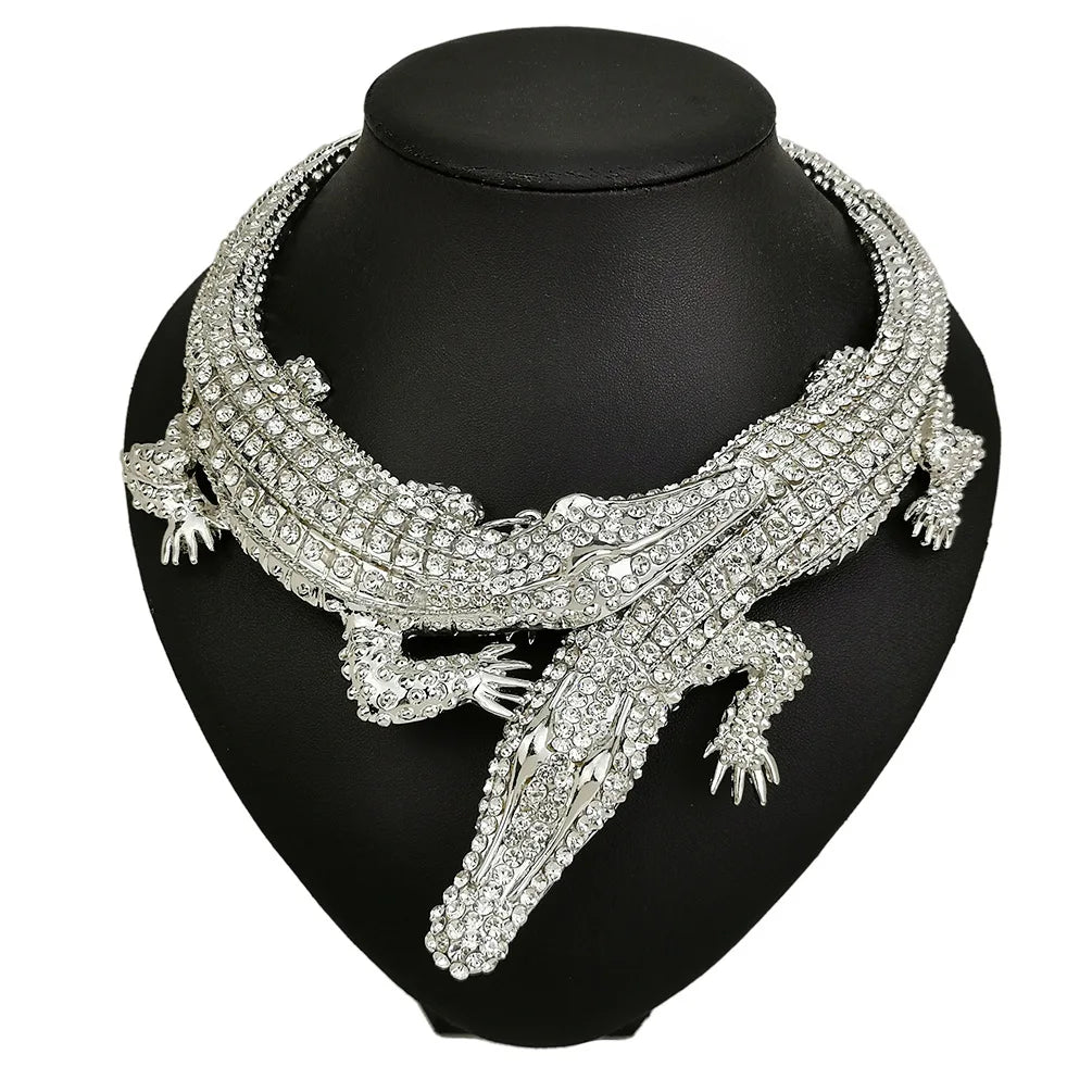 Statement Croc Necklace