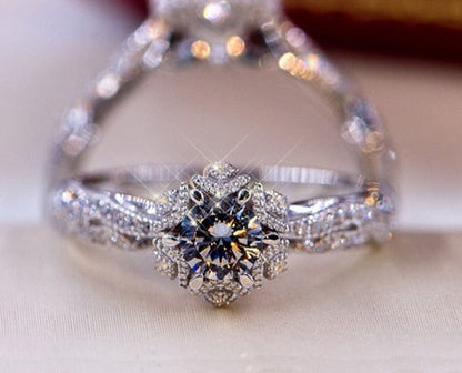 Shining Snowflake Ring