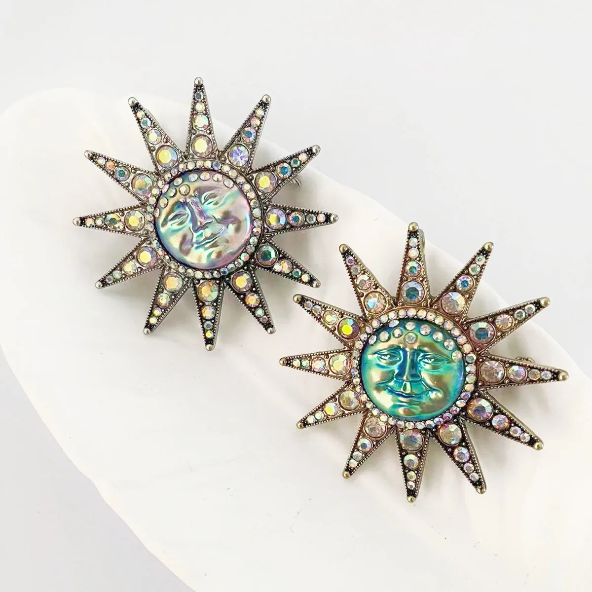 Holographic Sun Goddess Brooch