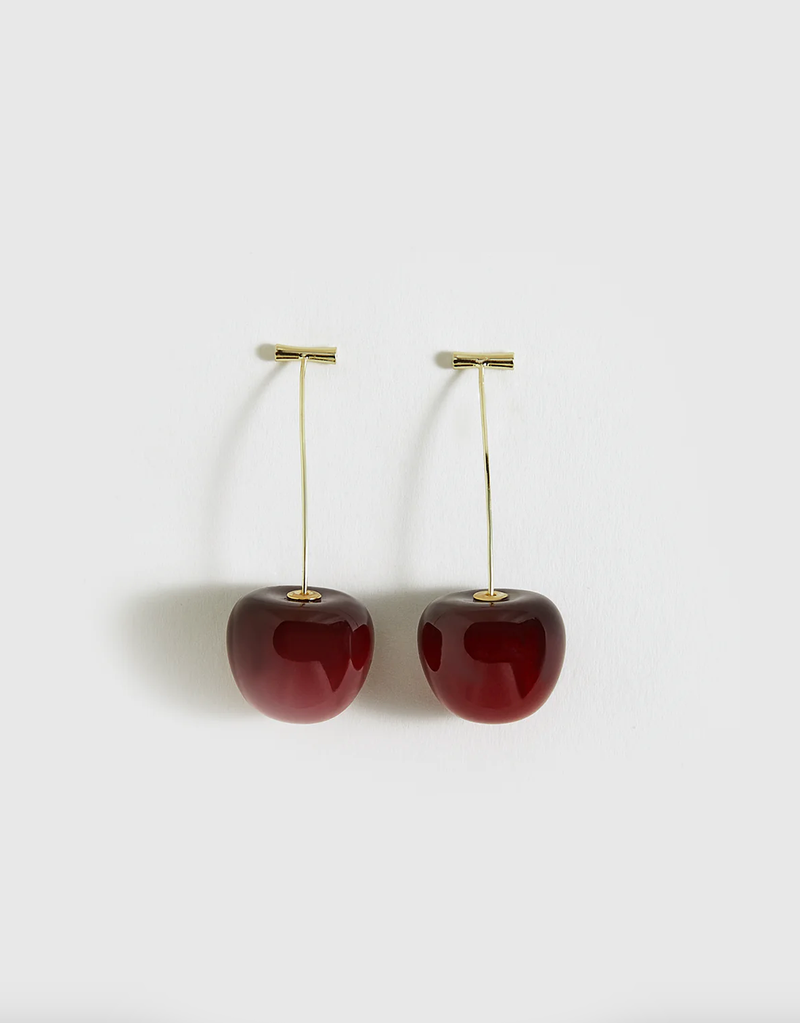 Cherry Drop Earrings
