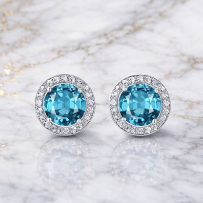 Diana Earrings - White Gold Plated