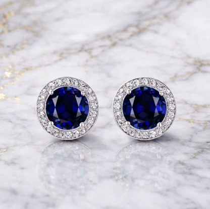 Diana Earrings - White Gold Plated