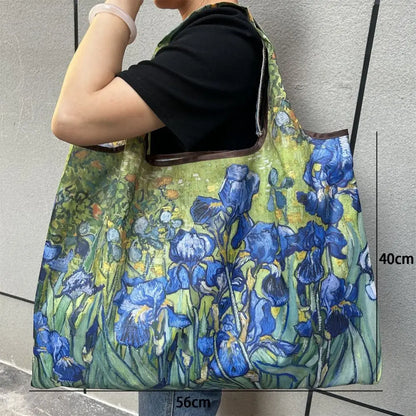 Bolso Grande Lirios Van Gogh