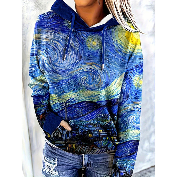 Van Gogh Sterrennacht Kunst Hoodie