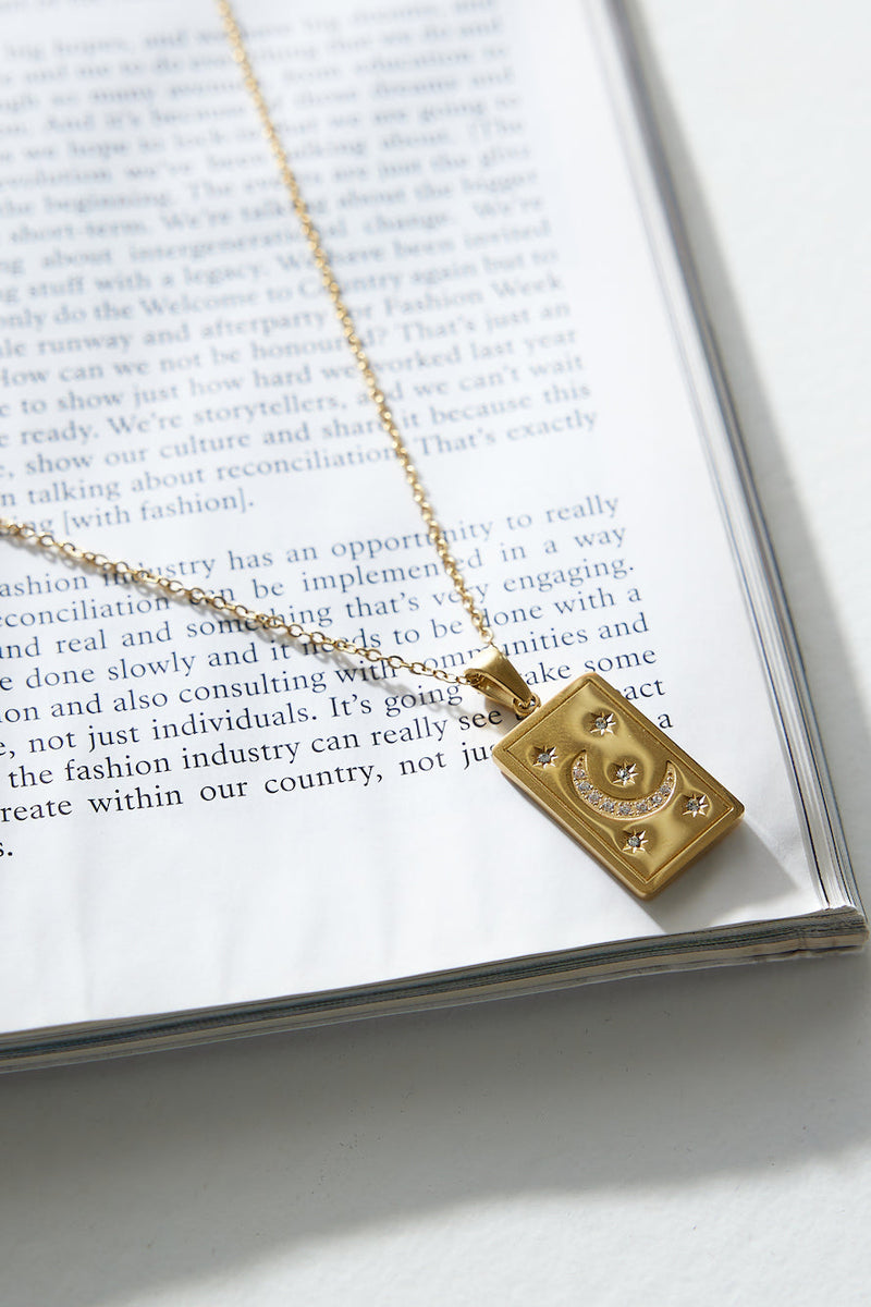 18k Gold Plated Star Rise Necklace