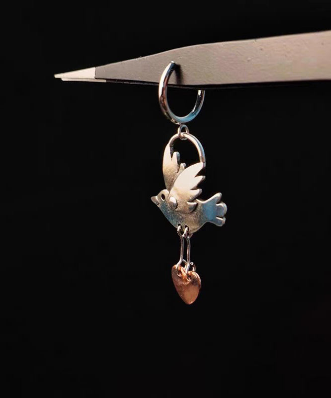 Copper Love Little Brid Drop Earrings