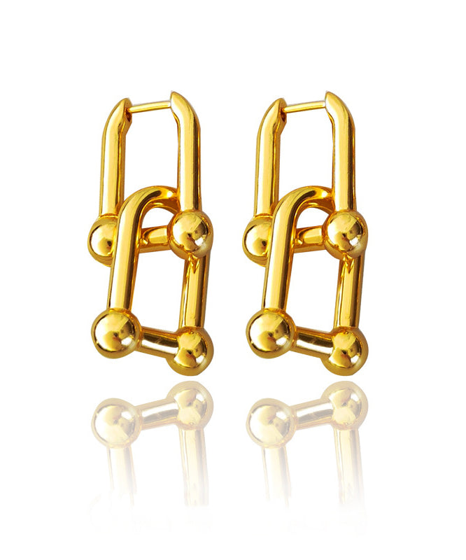 Gold Plated Hoop Earrings