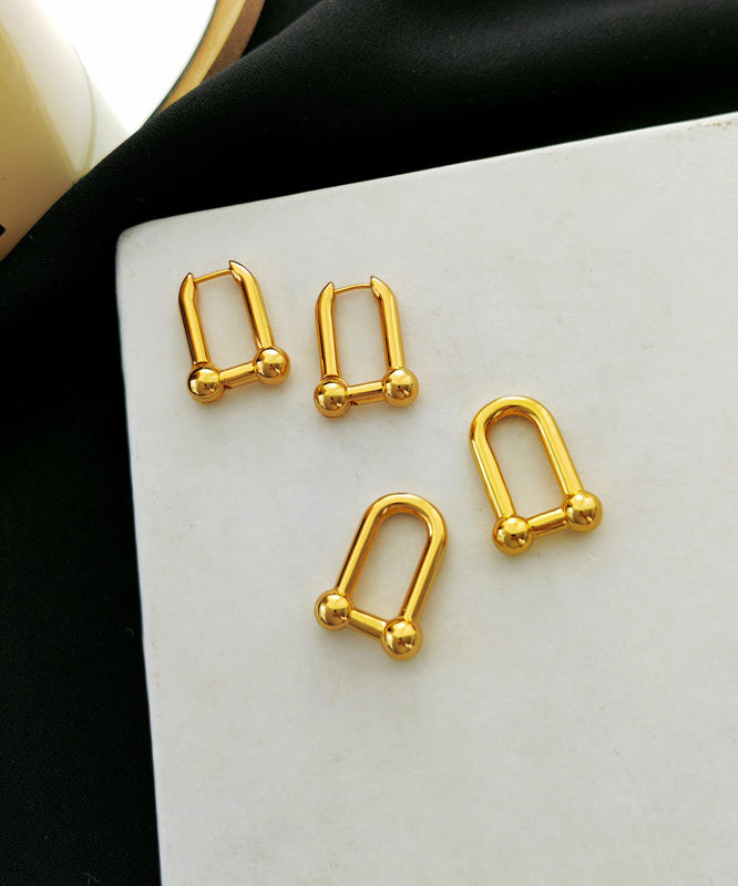 Gold Plated Hoop Earrings