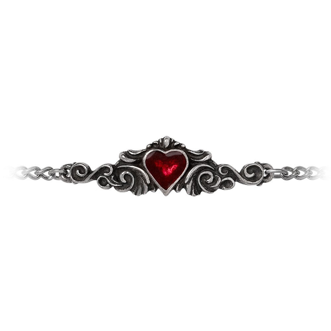Betrothal Heart Bracelet by Alchemy Gothic