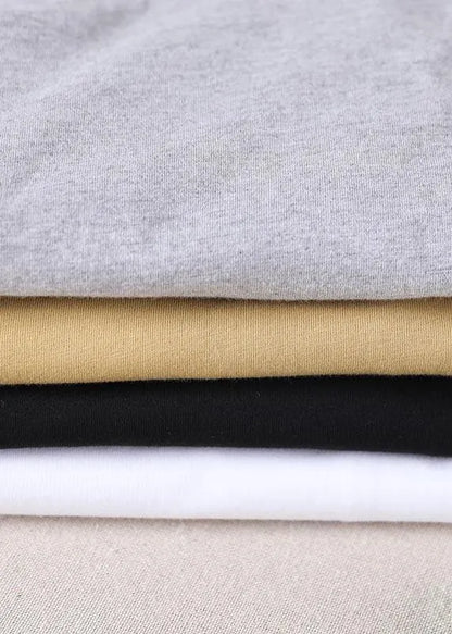 Boutique Grey Side Open Cotton Tops Summer