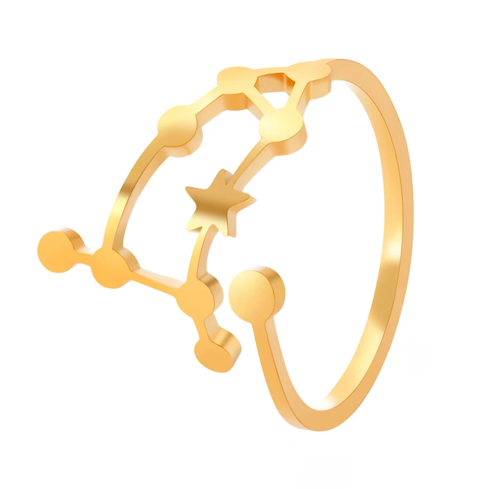 Zodiac Star Sign Rings