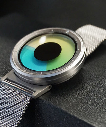 Diy Black Stainless Steel Waterproof Luminous Watch