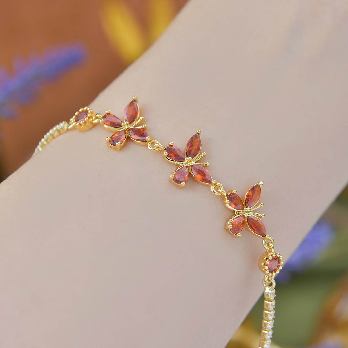 Adelaide Bracelet in Amber