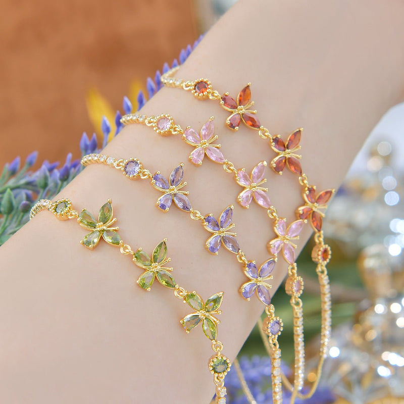 Adelaide Bracelet in Purple