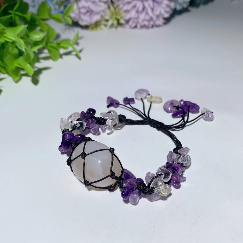 Adjustable Mixed Crystal Spiritual Bracelet 5-7cm Healing Energy