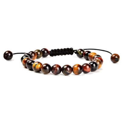 Adjustable Spiritual Healing Bracelet With Gemstone Beads